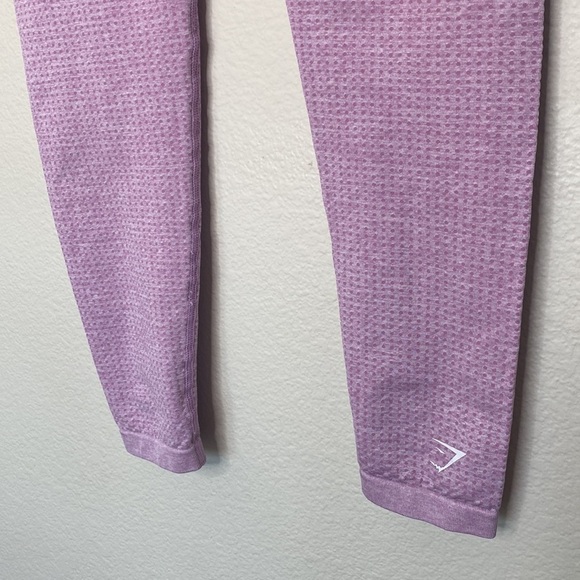 Gymshark vital seamless leggings heathered pink EUC see measurements - Picture 4 of 5